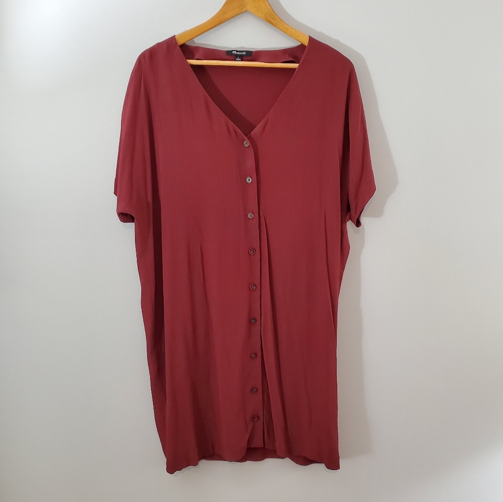 Madewell Button-Front Easy Dress